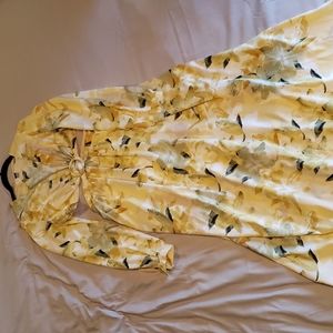 SHEIN, maternity floral print, cut out waist dress